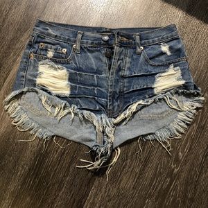 like new forever 21 jean shorts